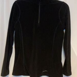 Eddie Bauer juniors Classic Black Long Sleeve Tee